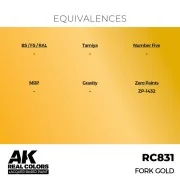 Real Colors: Fork Gold 17 ml. - AK Interactive RC831 Real Colors: Fork Gold 17 ml. - AK Interactive RC831