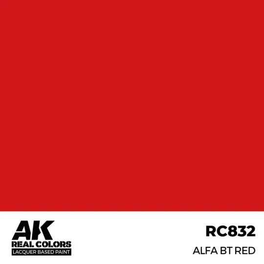Real Colors: Alfa BT Red 17 ml. - AK Interactive RC832 Real Colors: Alfa BT Red 17 ml. - AK Interactive RC832