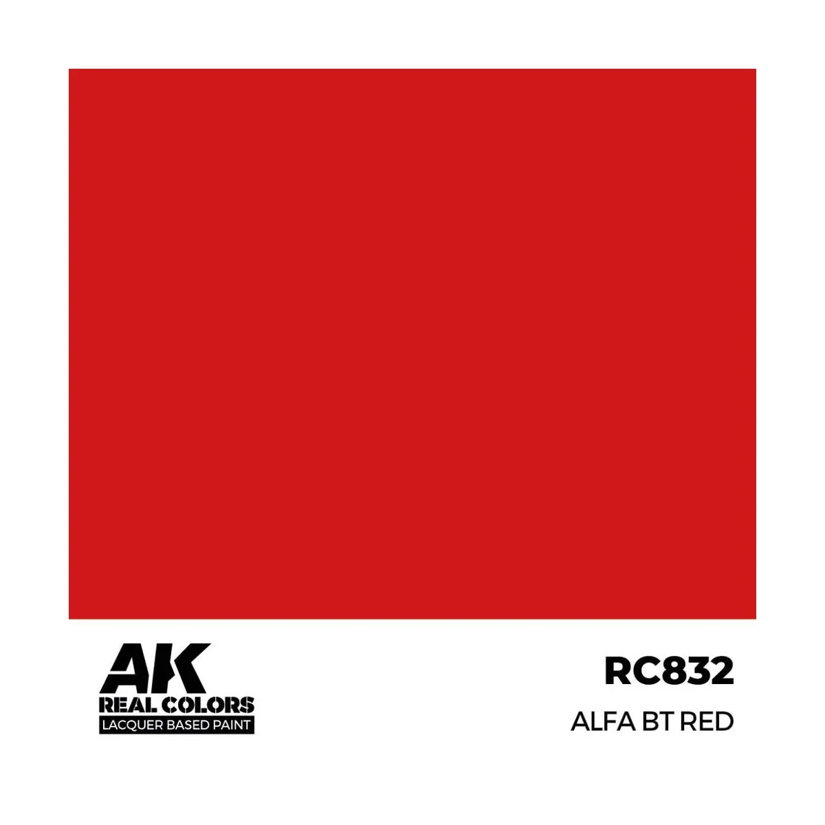 Real Colors: Alfa BT Red 17 ml. - AK Interactive RC832