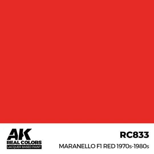 Real Colors: Maranello F1 Red 1970s-1980s 17 ml. - AK Interactive R...