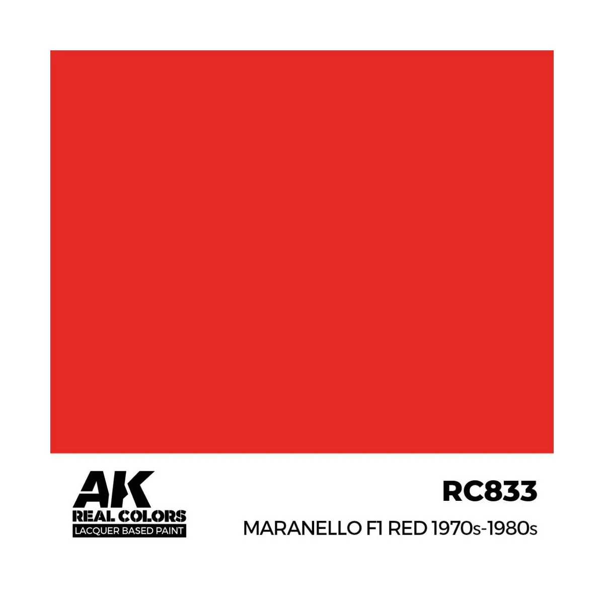 Real Colors: Maranello F1 Red 1970s-1980s 17 ml. - AK Interactive R...