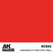 Real Colors: Maranello F1 Red 1970s-1980s 17 ml. - AK Interactive R...