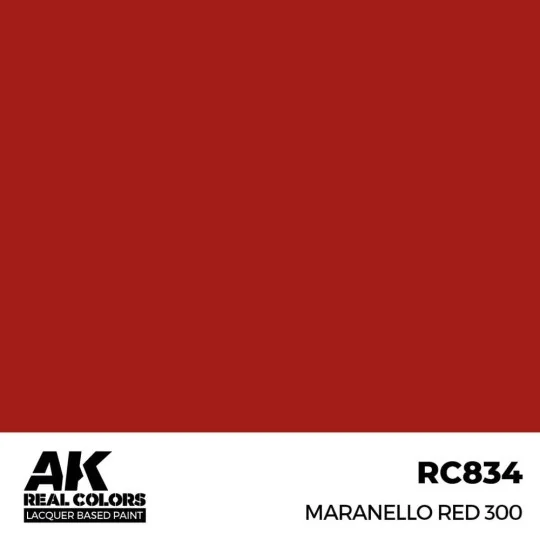 Real Colors: Maranello Red 300 17 ml. - AK Interactive RC834 Real Colors: Maranello Red 300 17 ml. - AK Interactive RC834