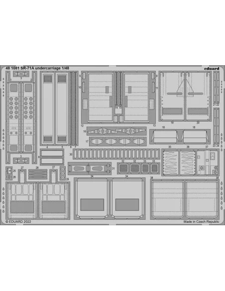 SR-71A, 1/48 - Eduard Accessories BIG49329