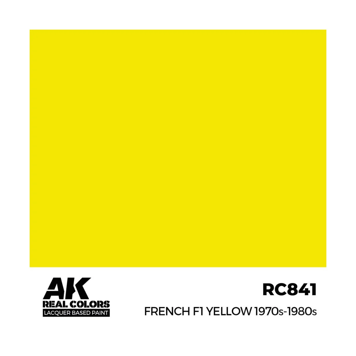 Real Colors: French F1 Yellow 1970s-1980s 17ml. - AK Interactive RC841