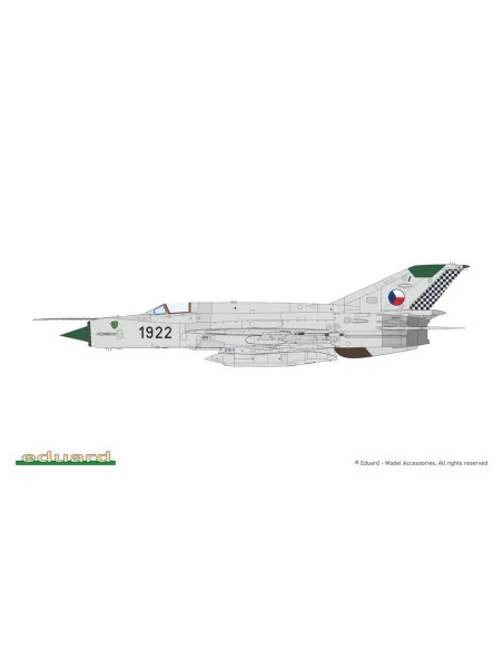 ERKA / MiG-21R V CESKOSLOVENSKU, 1/72 - Eduard Plastic Kits 2156