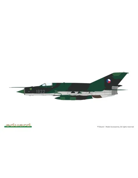 ERKA / MiG-21R V CESKOSLOVENSKU, 1/72 - Eduard Plastic Kits 2156