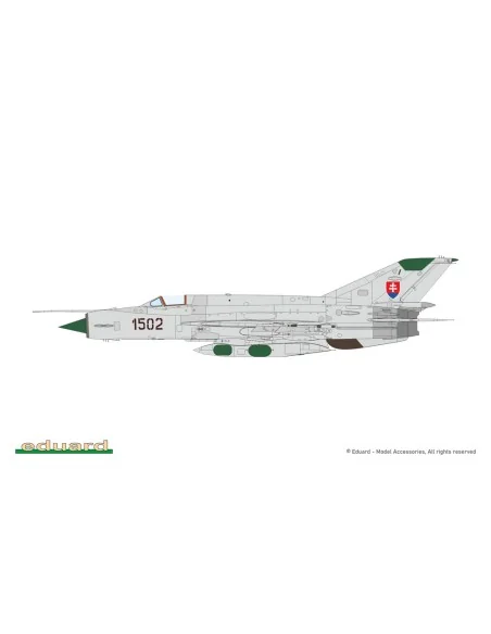 ERKA / MiG-21R V CESKOSLOVENSKU, 1/72 - Eduard Plastic Kits 2156