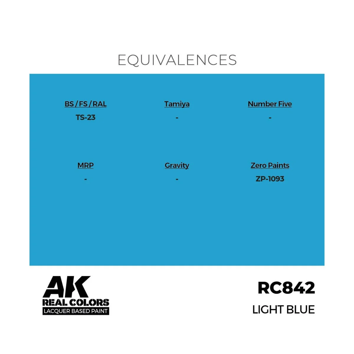 Real Colors: Light Blue 17 ml. - AK Interactive RC842