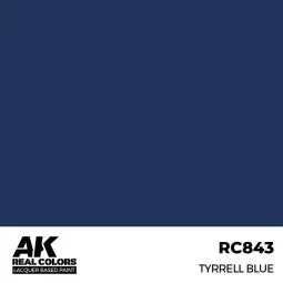 Real Colors: Tyrrell Blue 17 ml. - AK Interactive RC843