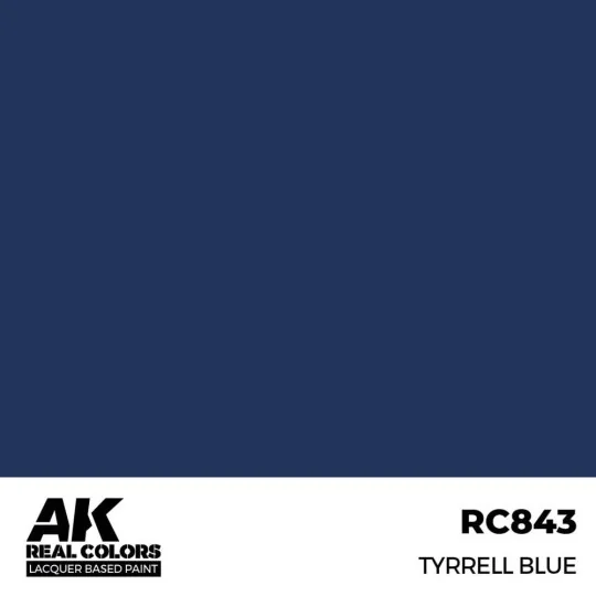 Real Colors: Tyrrell Blue 17 ml. - AK Interactive RC843
