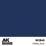Real Colors: Tyrrell Blue 17 ml. - AK Interactive RC843