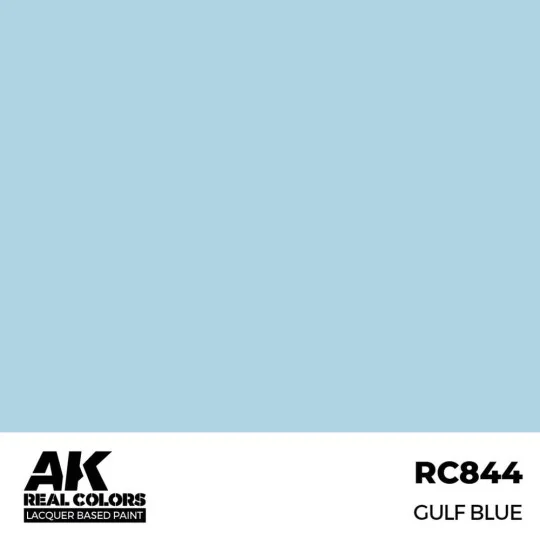 Real Colors: GULF Blue 17 ml. - AK Interactive RC844 Real Colors: GULF Blue 17 ml. - AK Interactive RC844