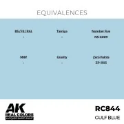 Real Colors: GULF Blue 17 ml. - AK Interactive RC844