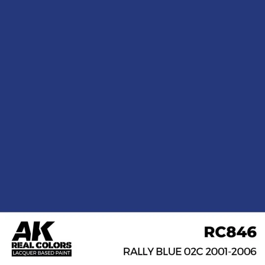 Real Colors: Rally Blue 02C 2001-2006 17ml. - AK Interactive RC846