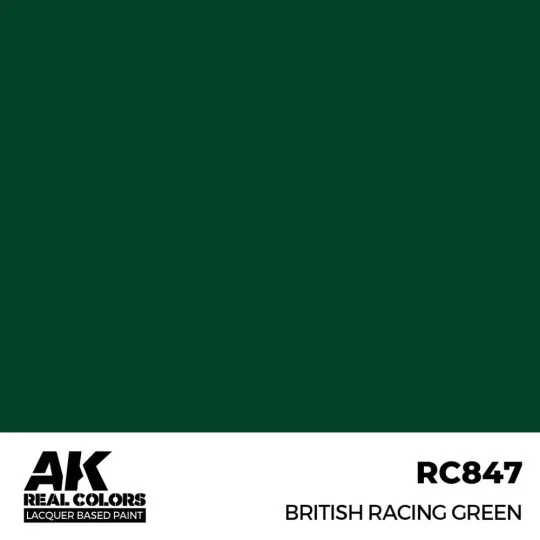 Real Colors: British Racing Green 17 ml. - AK Interactive RC847