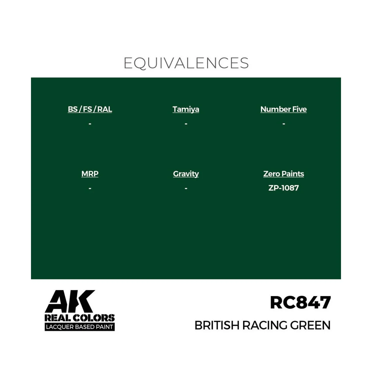 Real Colors: British Racing Green 17 ml. - AK Interactive RC847