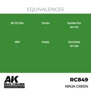 Real Colors: Ninja Green 17 ml. - AK Interactive RC849 Real Colors: Ninja Green 17 ml. - AK Interactive RC849