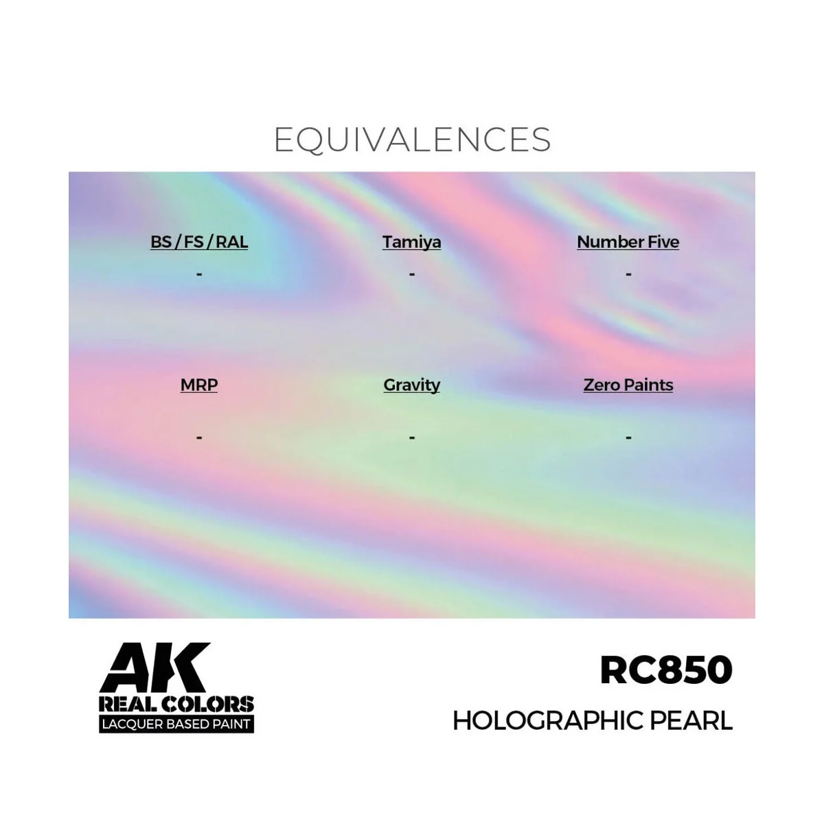 Real Colors: Holographic Pearl 17 ml. - AK Interactive RC850 Real Colors: Holographic Pearl 17 ml. - AK Interactive RC850