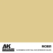 Real Colors: Elfenbein-Ivory RAL 1001 (Interior Color) 17 ml. - AK ...
