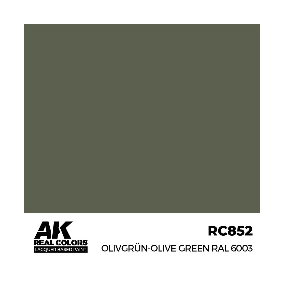 Real Colors: Olivgrün-Olive Green RAL 6003 17 ml. - AK Interactive ...