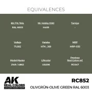 Real Colors: Olivgrün-Olive Green RAL 6003 17 ml. - AK Interactive ...