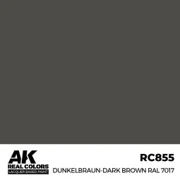 Real Colors: Dunkelbraun-Dark Brown RAL 7017 17 ml. - AK Interactiv...