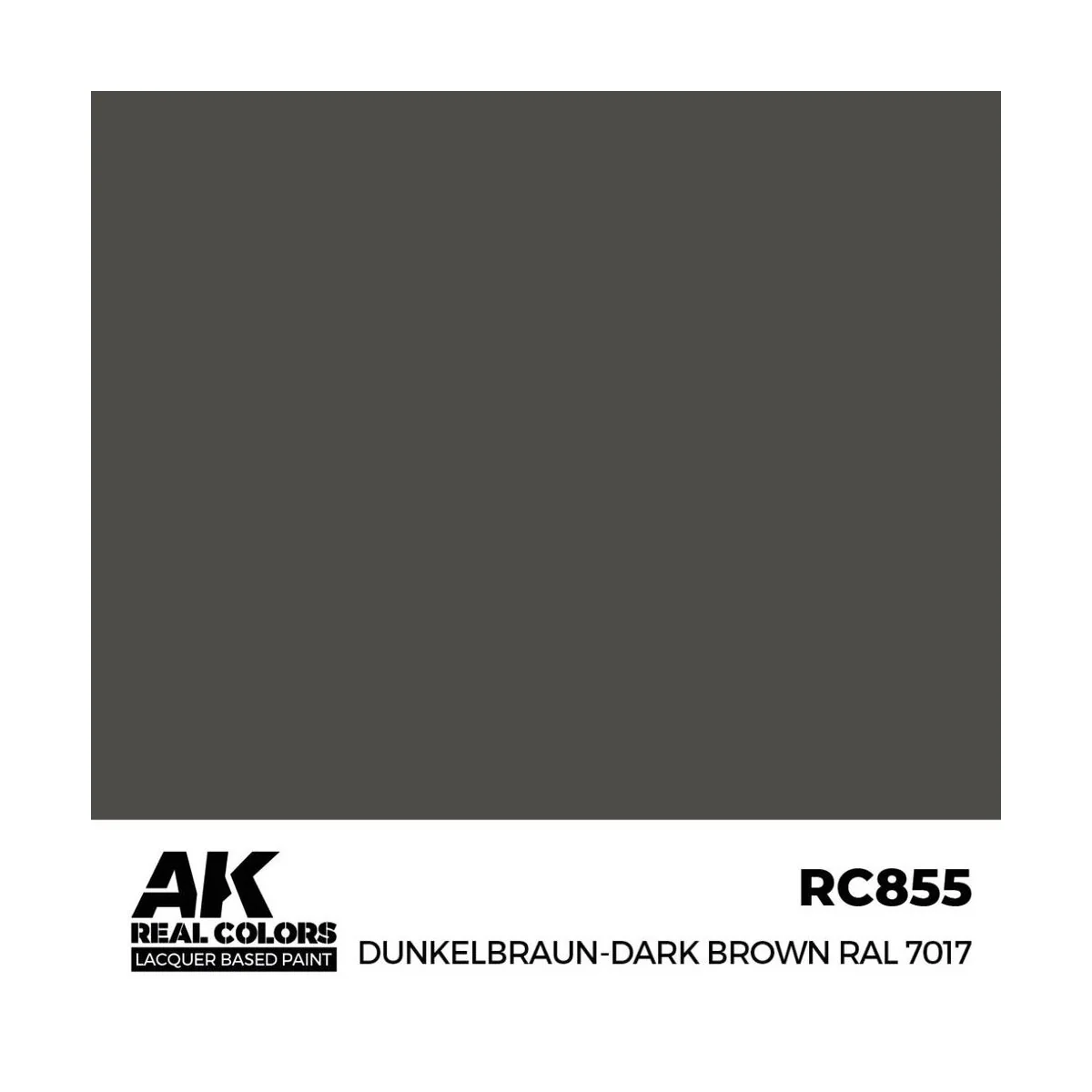 Real Colors: Dunkelbraun-Dark Brown RAL 7017 17 ml. - AK Interactiv... Real Colors: Dunkelbraun-Dark Brown RAL 7017 17 ml. - AK Interactiv...
