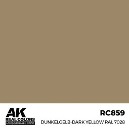 Real Colors: Dunkelgelb-Dark Yellow RAL 7028 17 ml. - AK Interactiv...