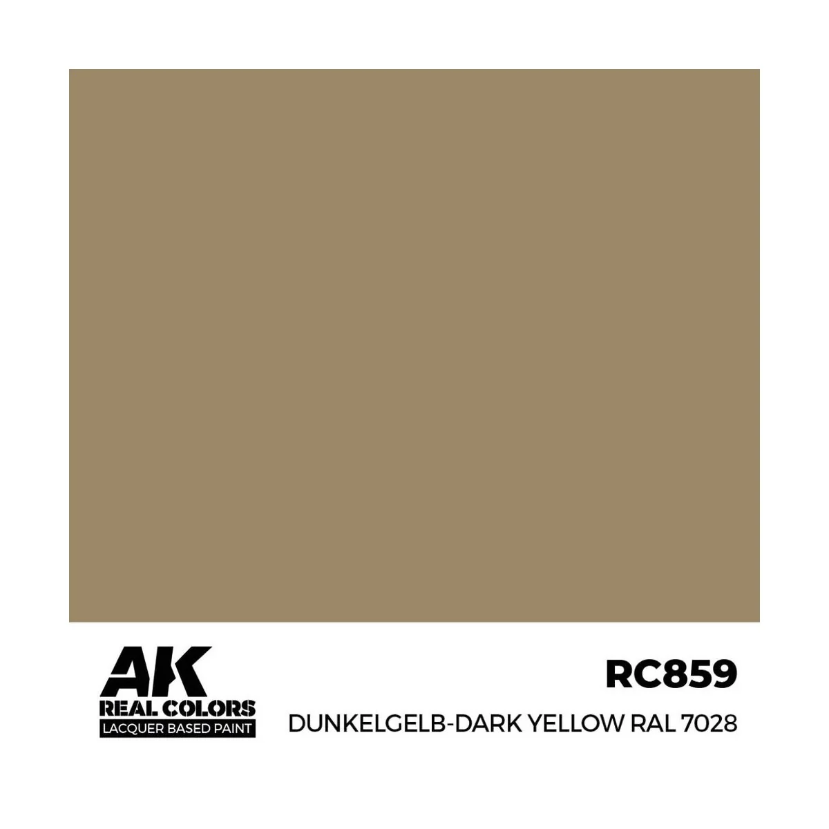 Real Colors: Dunkelgelb-Dark Yellow RAL 7028 17 ml. - AK Interactiv...