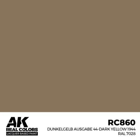 Real Colors: Dunkelgelb Ausgabe 44-Dark Yellow 1944 RAL 7028 17 ml....