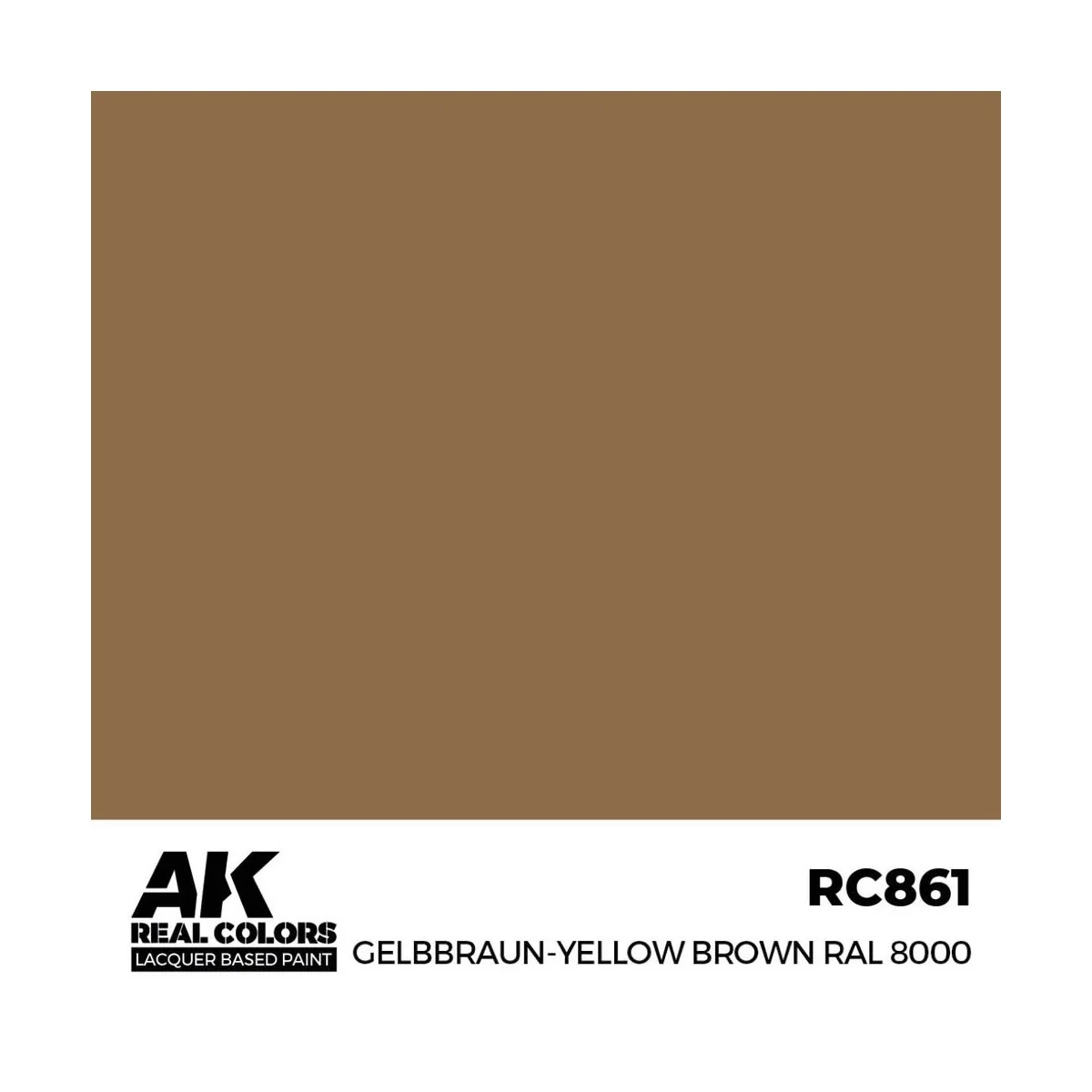 Real Colors: Gelbbraun-Yellow Brown RAL 8000 17 ml. - AK Interactiv...