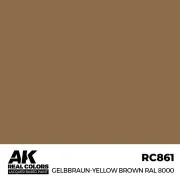 Real Colors: Gelbbraun-Yellow Brown RAL 8000 17 ml. - AK Interactiv...