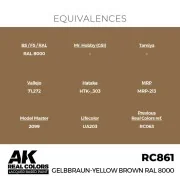 Real Colors: Gelbbraun-Yellow Brown RAL 8000 17 ml. - AK Interactiv...