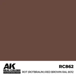 Real Colors: Rot (Rotbraun)-Red Brown RAL 8012 17 ml. - AK Interact...
