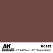 Real Colors: Rot (Rotbraun)-Red Brown RAL 8013 17 ml. - AK Interact...