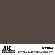 Real Colors: Rotbraun-Red Brown RAL 8017 17 ml. - AK Interactive RC864