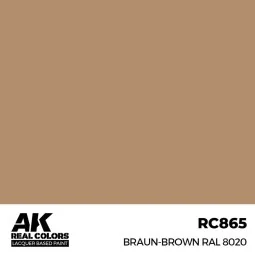 Real Colors: Braun-Brown RAL 8020 17 ml. - AK Interactive RC865
