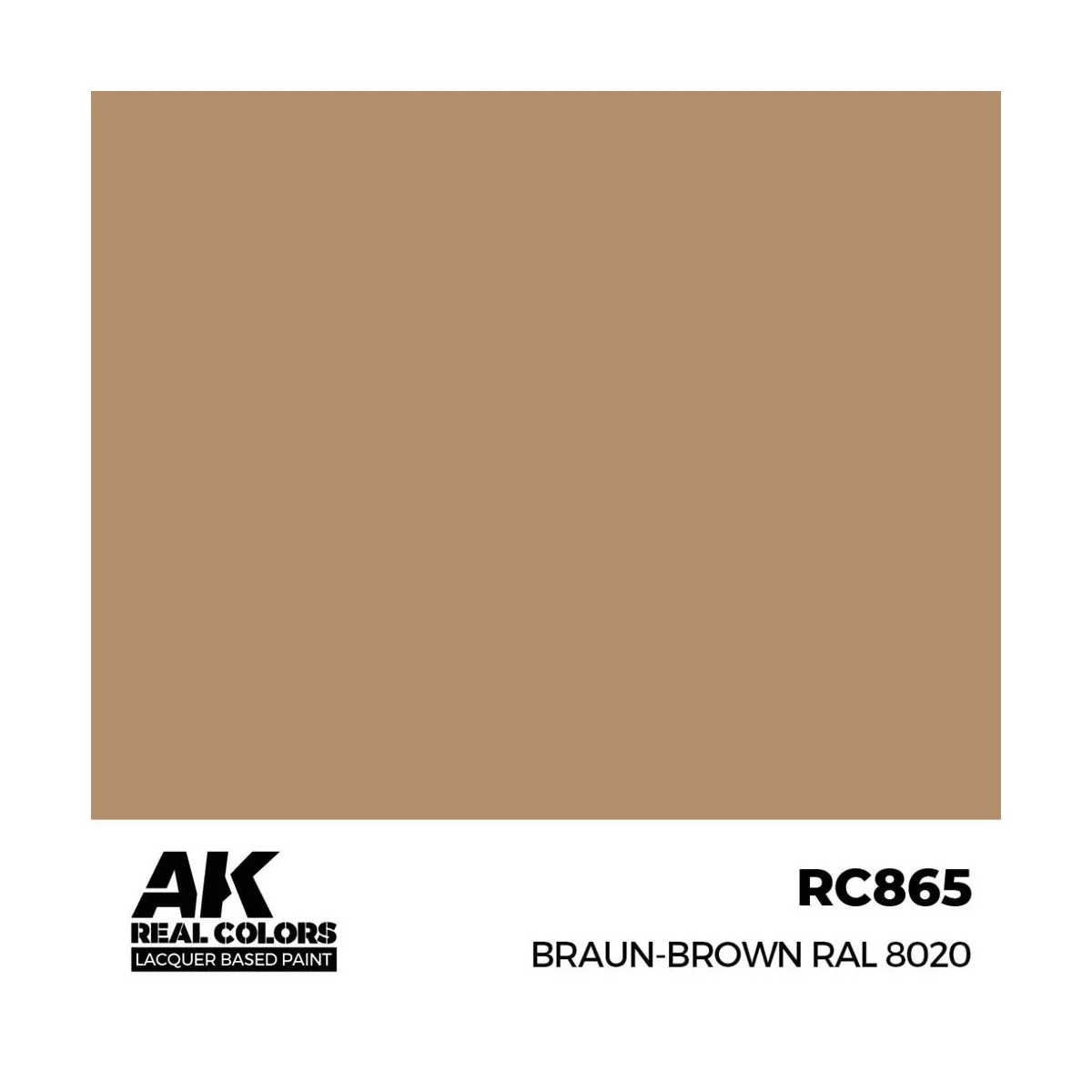 Real Colors: Braun-Brown RAL 8020 17 ml. - AK Interactive RC865