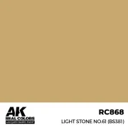 Real Colors: Light Stone No.61 (BS381) 17 ml. - AK Interactive RC868