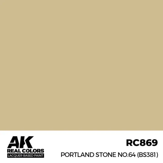 Real Colors: Portland Stone No.64 (BS381) 17 ml. - AK Interactive R...
