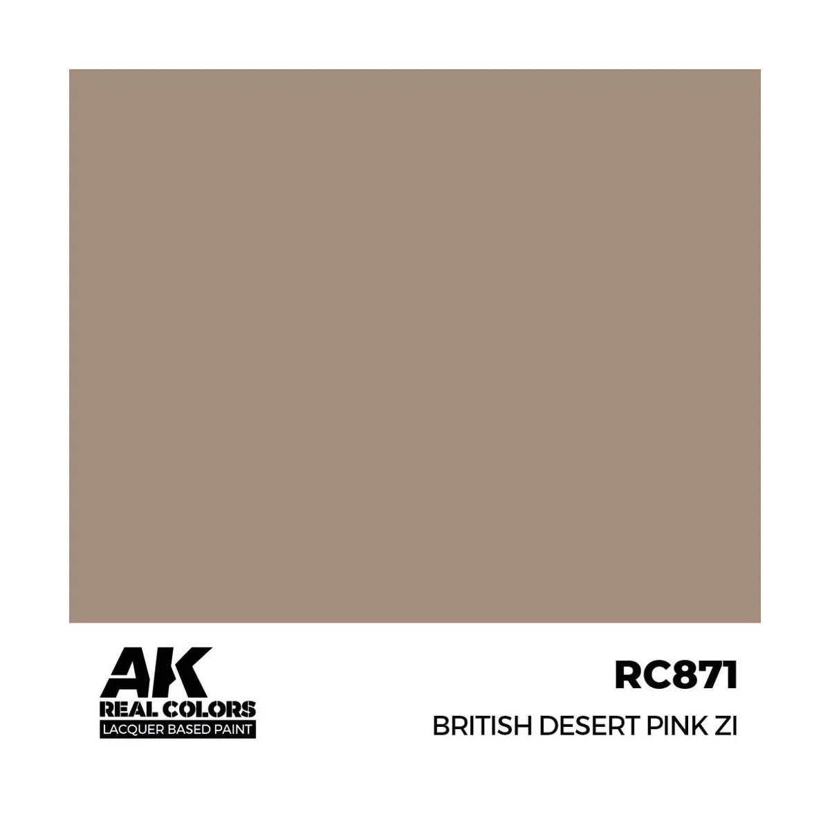 Real Colors: Bristish Desert Pink ZI 17 ml. - AK Interactive RC871