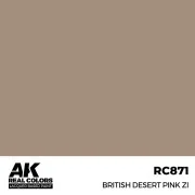 Real Colors: Bristish Desert Pink ZI 17 ml. - AK Interactive RC871