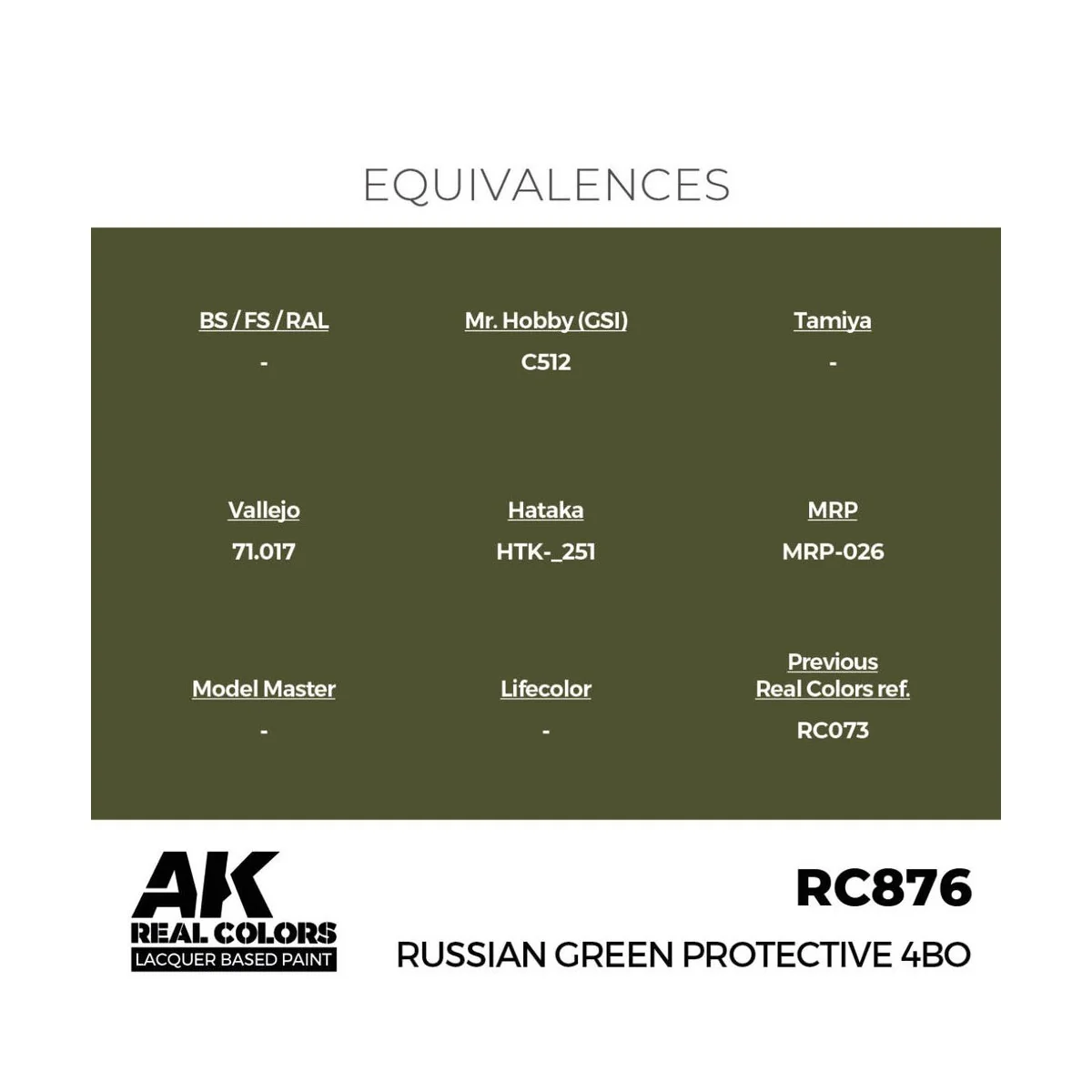 Real Colors: Russian Green Protective 4BO 17 ml. - AK Interactive R...