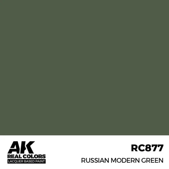 Real Colors: Russian Modern Green 17 ml. - AK Interactive RC877