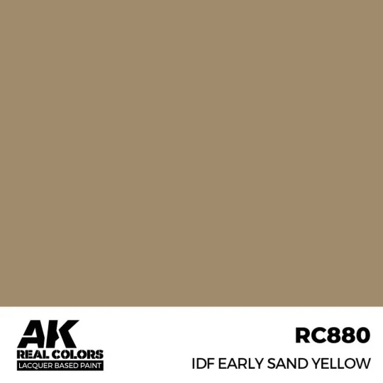 Real Colors: IDF Early Sand Yellow 17 ml. - AK Interactive RC880 Real Colors: IDF Early Sand Yellow 17 ml. - AK Interactive RC880