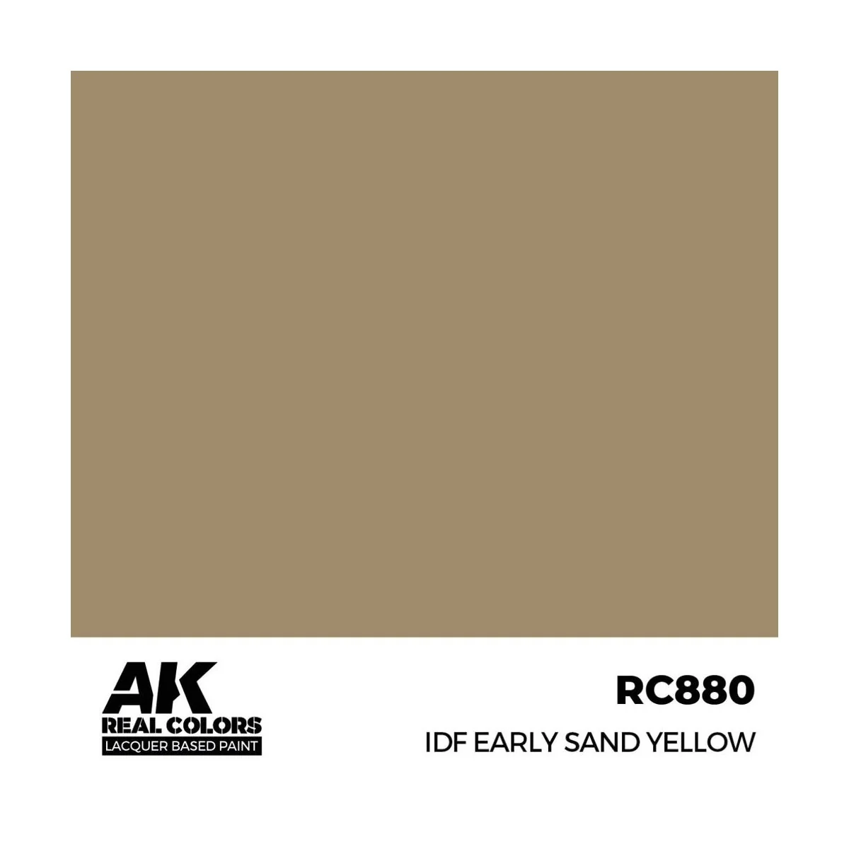 Real Colors: IDF Early Sand Yellow 17 ml. - AK Interactive RC880
