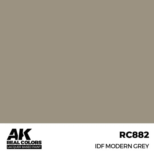 Real Colors: IDF Modern Grey 17 ml. - AK Interactive RC882 Real Colors: IDF Modern Grey 17 ml. - AK Interactive RC882