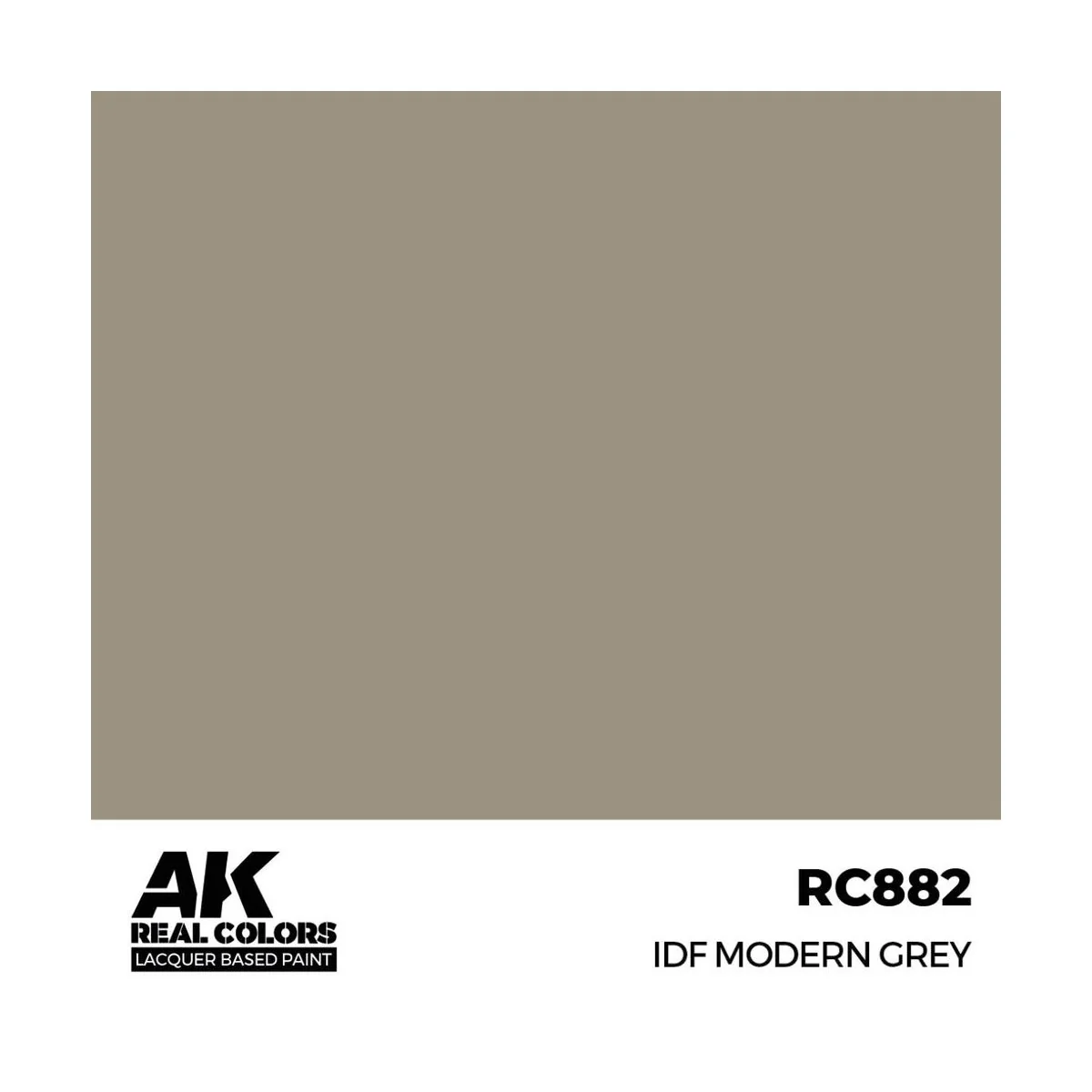Real Colors: IDF Modern Grey 17 ml. - AK Interactive RC882