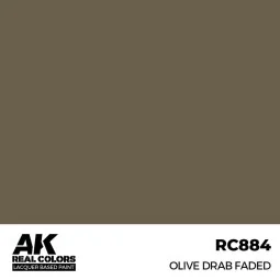 Real Colors: Olive Drab Faded 17 ml. - AK Interactive RC884